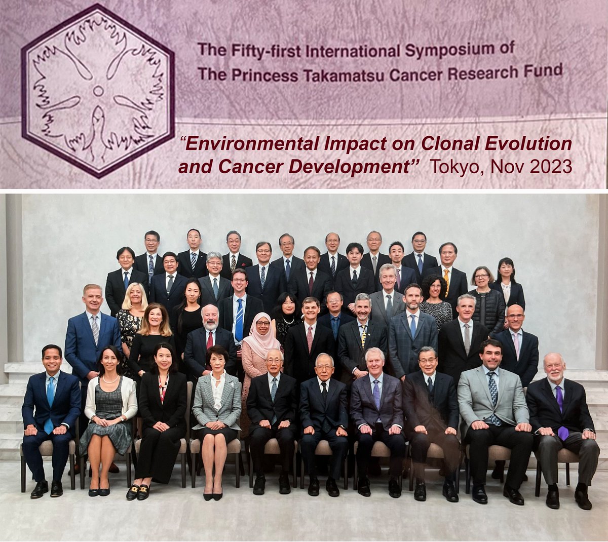 Honoured to be #speaker  at Princess Takamatsu Symposium on Environmental Impact on Cancer Evolution in Tokyo 🇯🇵. More evidence challenges #genetics multi-hit model of cancer as driver mutations are not sufficient for cancer to emerge. Could "promoters" act through #epigenetics?