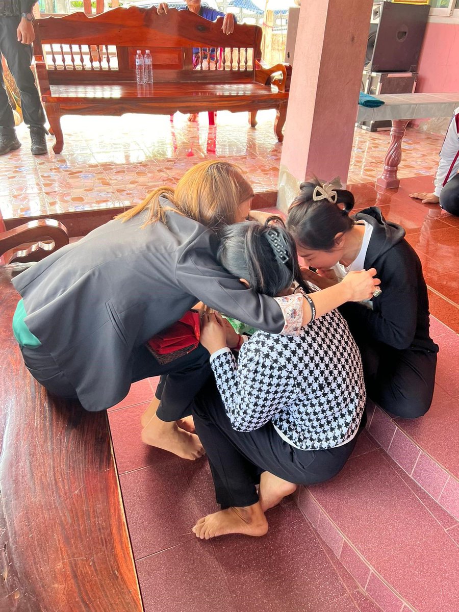 osagiv's tweet photo. Earlier this week, I visited Khon Kaen, Chaiyaphum, Nakhon Ratchasima, and Buriram provinces, to meet the families of 9 #Thai victims who were murdered by #HamasISIS terrorists in the #Oct7Massacre.

It was a very emotional experience to meet and speak with each family, and personally convey our deepest condolences for the loss of their loved ones - sons, fathers, husbands and brothers.