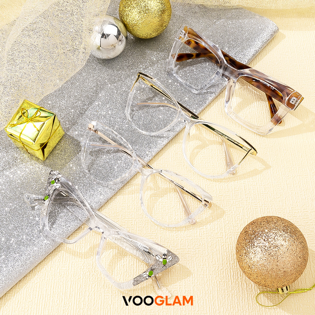 Crystal frames: the perfect start to a new year. 🌟#vooglam #Glasses #glassesgirl #lenses Order:vooglam.com/goods-list/187…