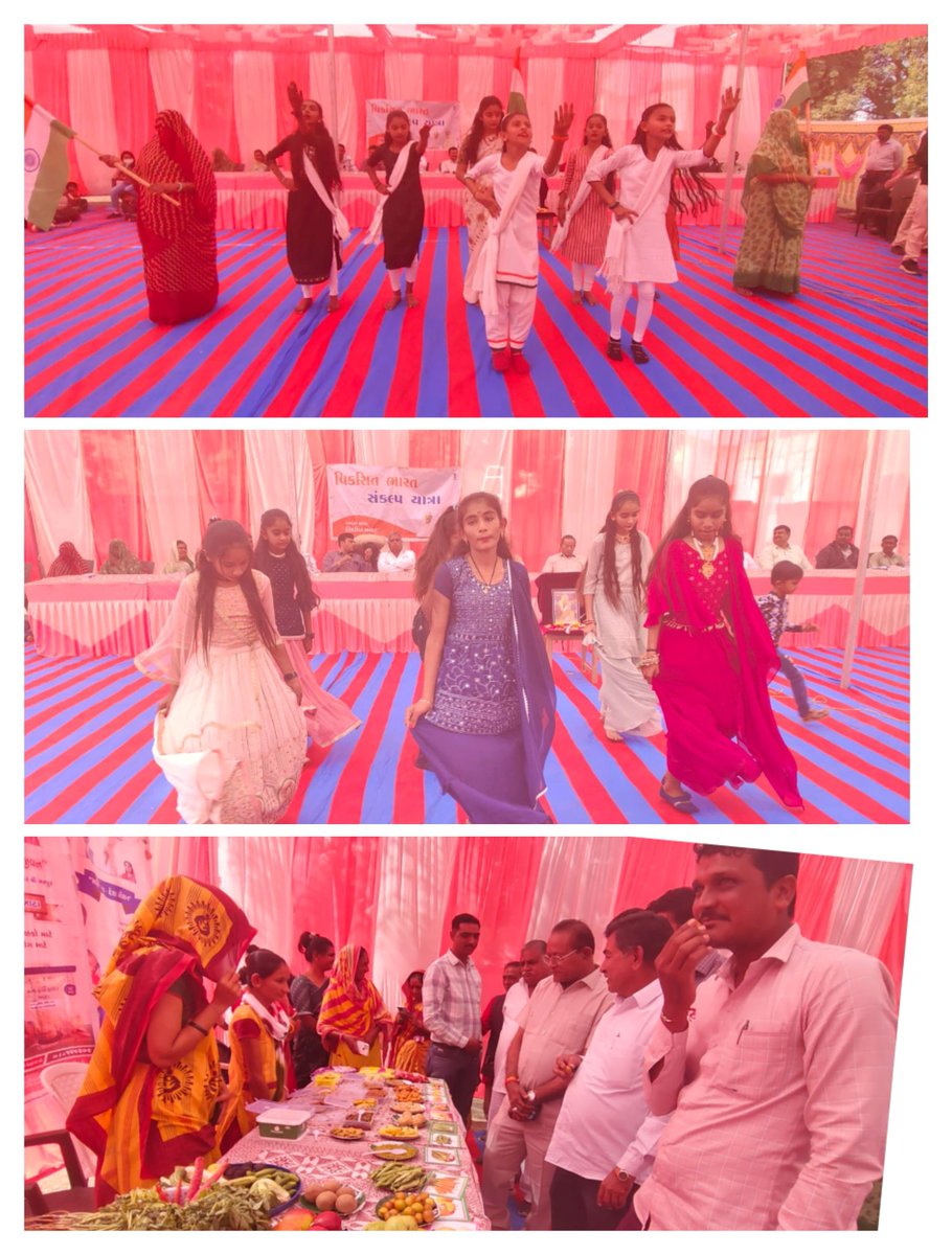 આજ રોજ  હળવદ તાલુકાના માથક ગામે "વિકસીત ભારત સંકલ્પ યાત્રા અંતર્ગત યોજાયેલ કાર્યક્રમ ".<a href="/GujDCoffice/">Guj DCoffice</a> <a href="/GujPRHDept/">Panchayat, Rural Housing & Rural Dev. Department</a> <a href="/CMOGuj/">CMO Gujarat</a> <a href="/VBSY_Gujarat/">Viksit Bharat Sankalp Yatra</a> <a href="/PIBAhmedabad/">PIB in Gujarat 🇮🇳</a>
#ViksitBharatSankalpYatra
#HamaraSankalpViksitBharat