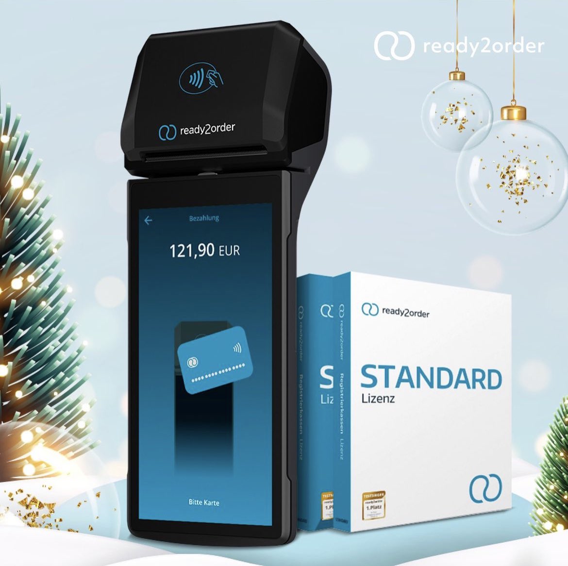 Ready2orderGmbh's tweet photo. #ready2order #Weihnachten #Weihnachten2023 #POS #selbstständigkeit #selbstständig #einzelhandel #kassensystem #feiertag https://t.co/KEJe08Nuv2
