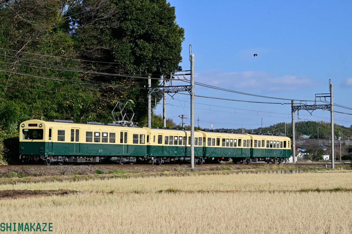 50101TUBASA's tweet photo. (試)200系-270系 K77 三重交通復刻塗装 出場試運転
雲が多かったけど隙間から晴れ間が出てくれました😀
東員で追っかけ2発と復路撮影なりました!!
身内再開してお疲れ様
① 北大社〜東員
② 東員〜穴太
③ 在良〜星川
④ 202 幕
#三重交通復刻塗装
#K77
#試運転
#三岐鉄道北勢線 https://t.co/APNbCn48IS