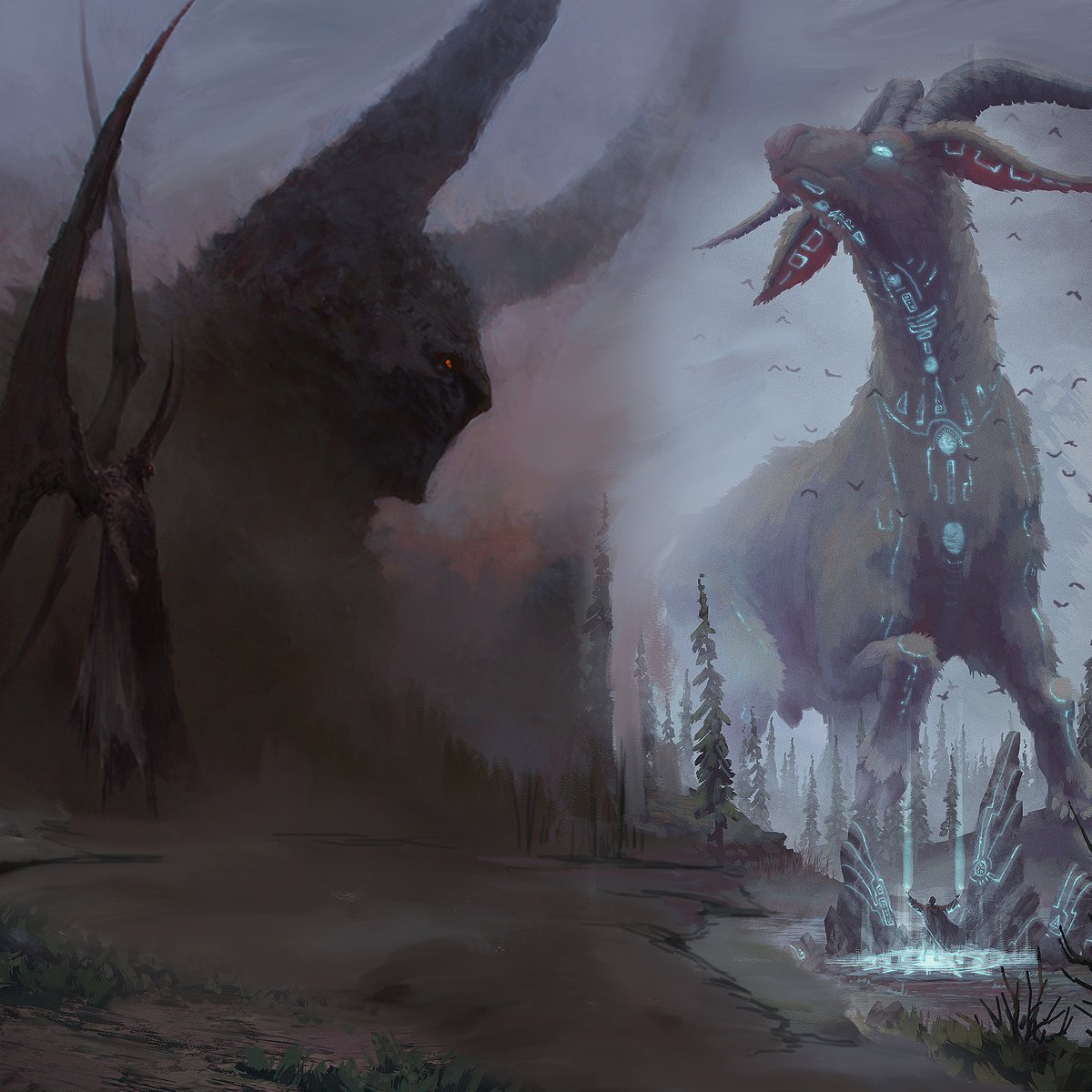 thelootverse's tweet image. The official Gods and Demons banner art design. This game enables users to explore the Arcadian map in search of the Lootian gods and demons for a chance to receive blessings and USD rewards. #GAD #VirtualWorldGaming #ParallelWorldExploration