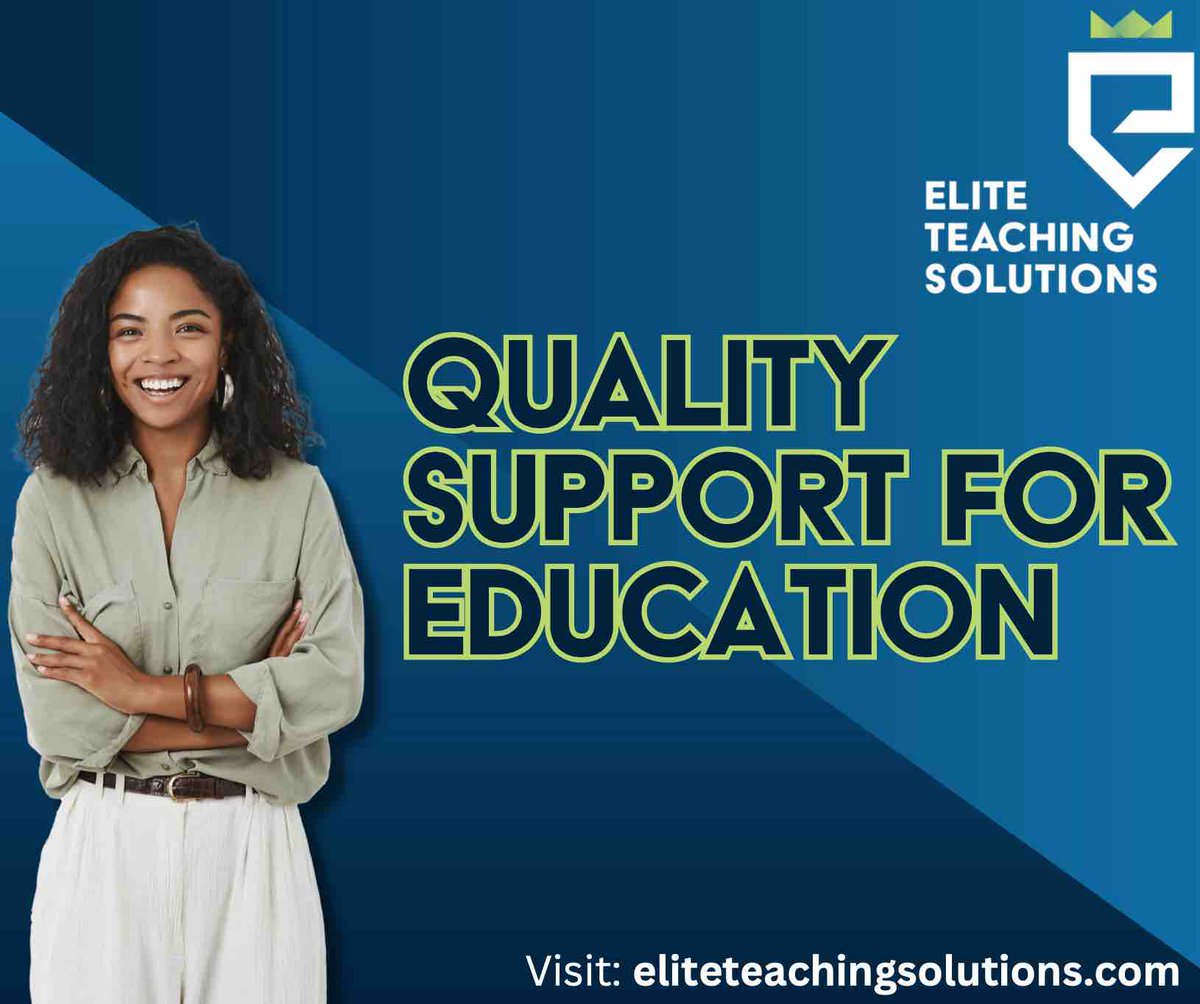 Finding the perfect fit between teachers and schools is our speciality @ Elite Teaching Solutions. Trust us to match your institution with exceptional educators who align with your vision and values. Learn more - eliteteachingsolutions.com
#eliteteachingsolutions #teacherrecruitment