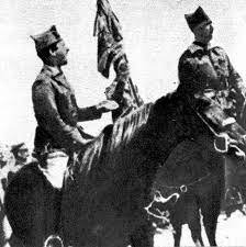 PlataformaMill1's tweet photo. El 11 de enero de 1923 antes de marcharse, el nuevo jefe del #TercioDeExtranjeros, el teniente coronel D. Rafael de Valenzuela y Urzaiz, le prenderá en el pecho la #MedallaMilitarIndividual en un entrañable acto en #DarDrius. https://t.co/Adz3SeBtxV