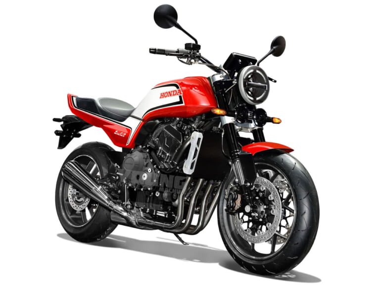 PutiMotor's tweet photo. 【ヤングマシンSCOOP❗️】

新生4気筒CBは400cc/1000ccの兄弟で登場⁉️

400㏄4気筒エンジンは完全新設計、CB1000はCB1000ホーネットのバリエーションモデル。

2024年秋頃に登場予定で発売は2025年、当たる可能性は80％ほど。

CB1000/CB400/CB400SB/CBR400RRの予想CGを作成。

https://t.co/csKLD44GoP https://t.co/s0BpNqr7hz