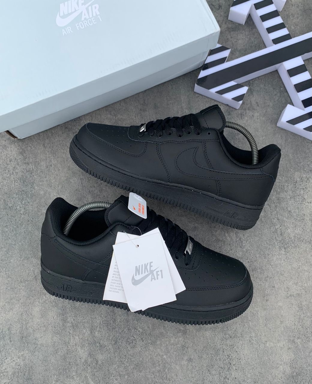 Nike air force store 27 triple black