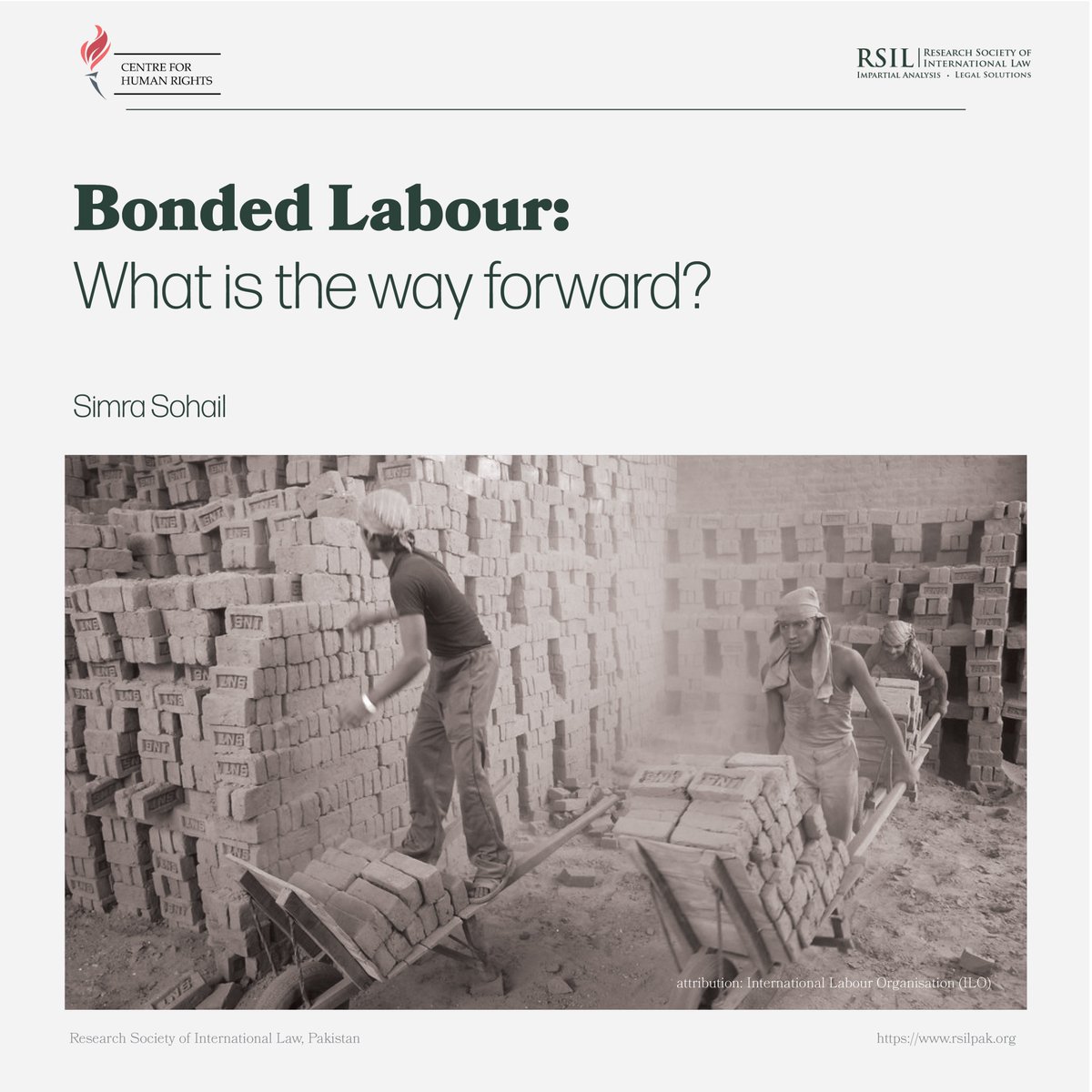 rsilpak's tweet photo. In our latest #CHRBlog, Simra Sohail analyses the legal framework on the abolition of bonded labour in Pakistan and recommends solutions to strengthen the country's anti-bonded labour regime.
Read here: https://t.co/BHbCDumKcN https://t.co/zfjXC9Y957