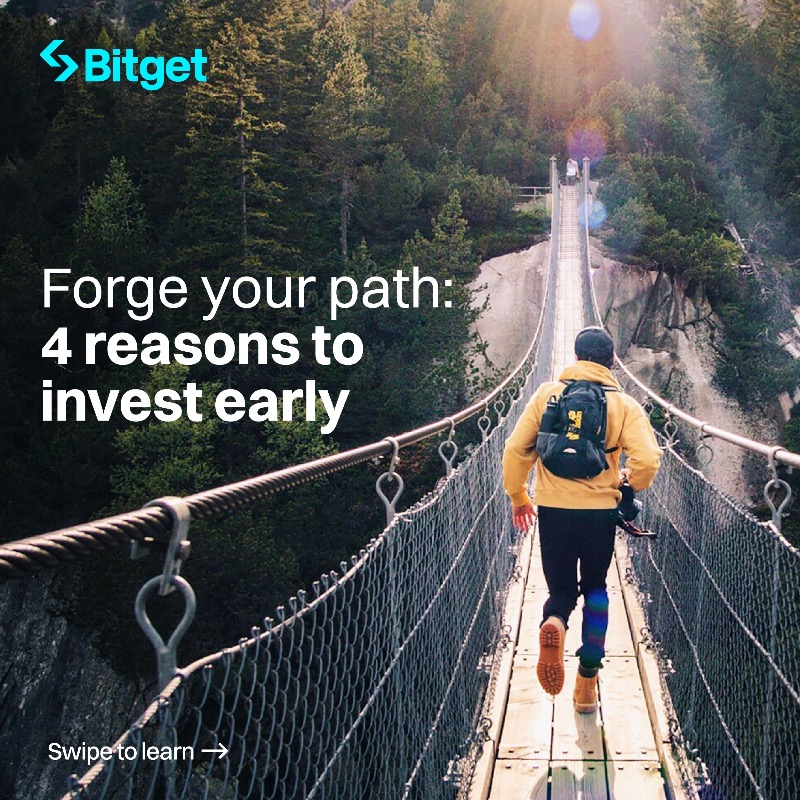 bitget's tweet photo. 👉 Swipe right to unveil 4 game-changing reasons to kickstart your #crypto journey.

💪 Ready for the future of finance? 

💎 Sign up #Bitget today and earn 1,000 USDT👇