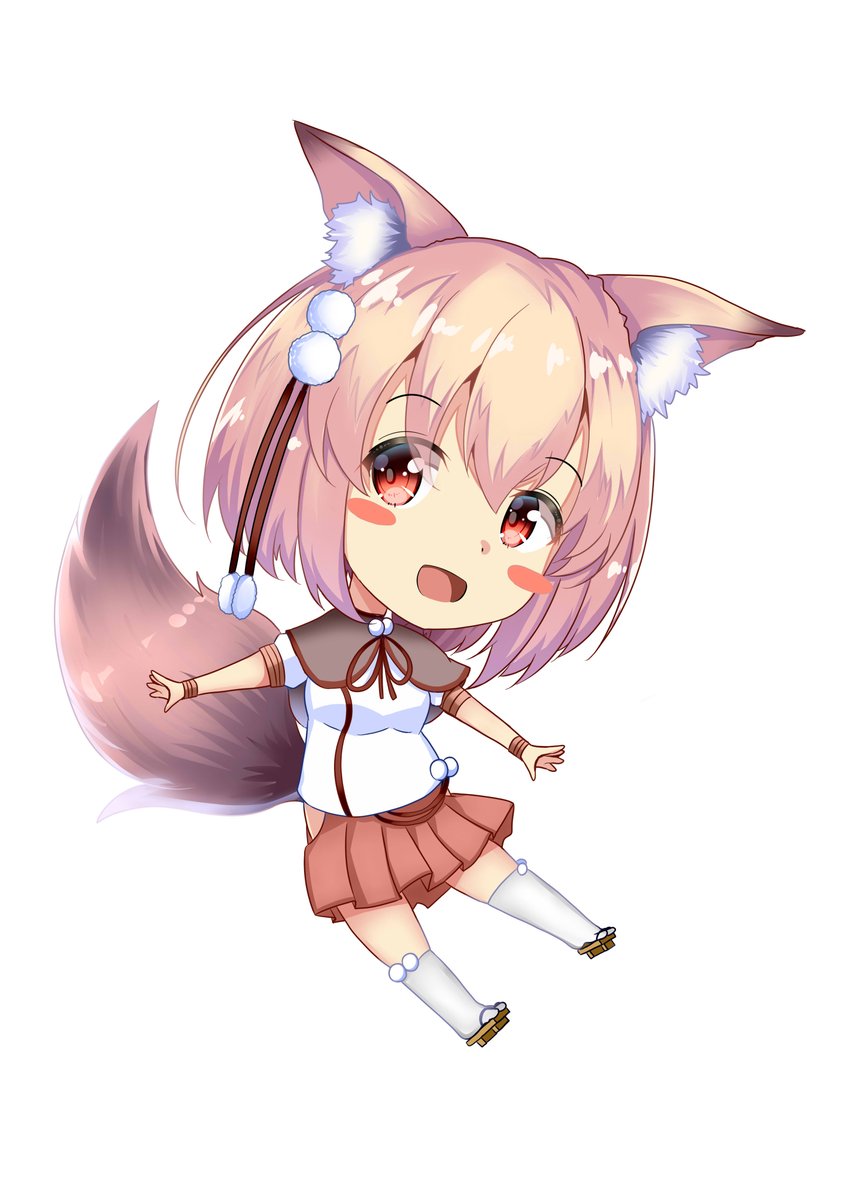 「きつねちゃん設定絵アップしますので うちの子描いていいよ!!」|火村 モリタカ＠/5月COMITIA144（B51a)/その次は神戸かわさき10のイラスト