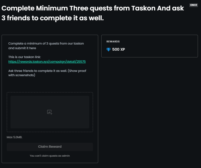GExpress_xyz's tweet photo. 🌟Exclusive Quest Alert: Taskon Adventure🌟

🚀Complete three thrilling quests from our Taskon and invite 3 friends join the taskon

🔥Complete the challenge to get 500 EXP

⏳It's a time limited event so make sure you finish it as soon as possible😉 https://t.co/sZGGMoM7EI