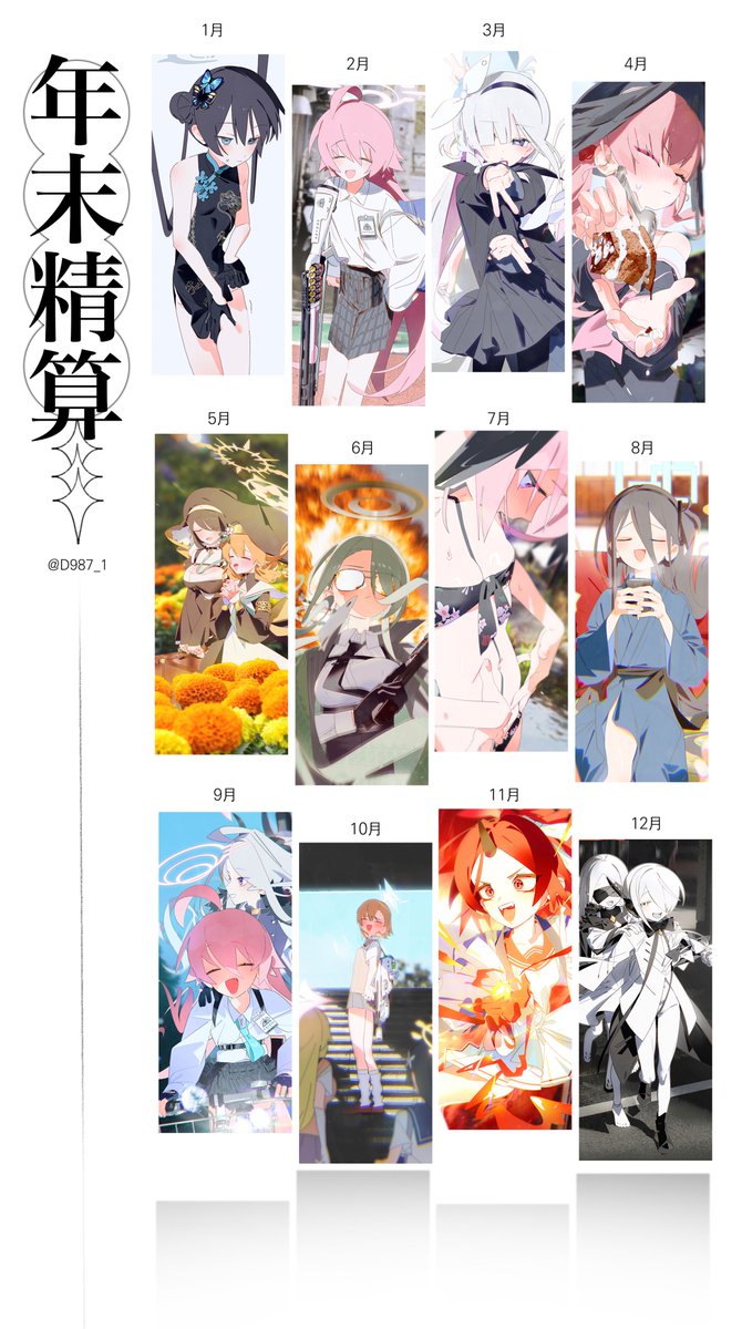 #2023年を振り返る
絵を100枚描きました ✨✨✨
来年はもっとたくさん描くように努力します ! 