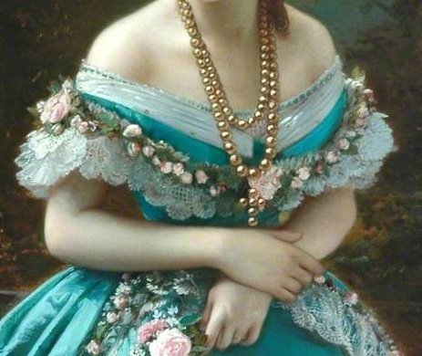 Lady in blue dress details✨️