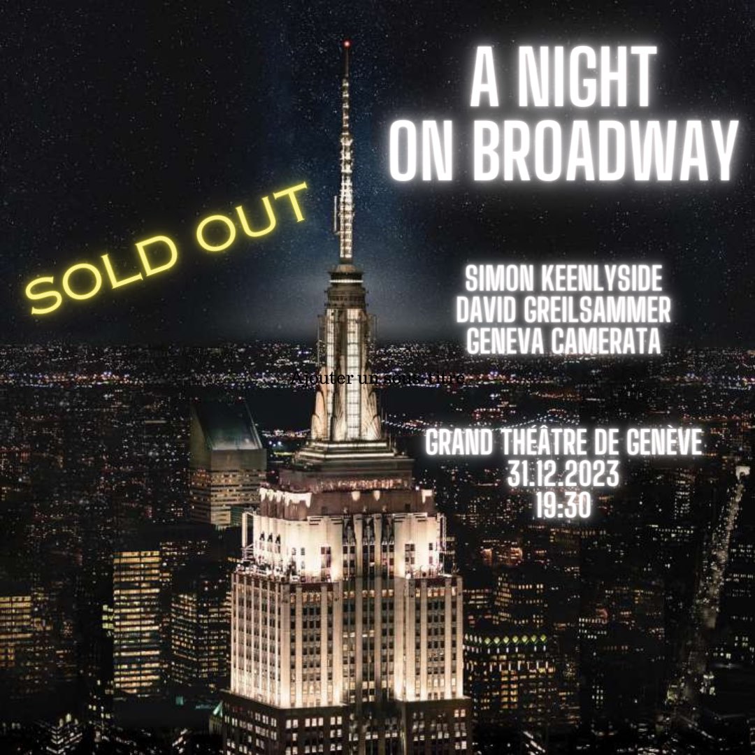 David Greilsammer (@greilsammer) on Twitter photo Our New Year’s concert at the opera is totally sold-out! Can’t wait to celebrate the magic of New York with the amazing baritone Simon Keenlyside and I’m also excited to play/conduct Gershwin’s Rhapsody in Blue with our fabulous GECA musicians 🌟🗽@genevacamerata <a href="/GrandTheatreGE/">Grand Théâtre de Genève</a> Our New Year’s concert at the opera is totally sold-out! Can’t wait to celebrate the magic of New York with the amazing baritone Simon Keenlyside and I’m also excited to play/conduct Gershwin’s Rhapsody in Blue with our fabulous GECA musicians 🌟🗽@genevacamerata <a href="/GrandTheatreGE/">Grand Théâtre de Genève</a>
