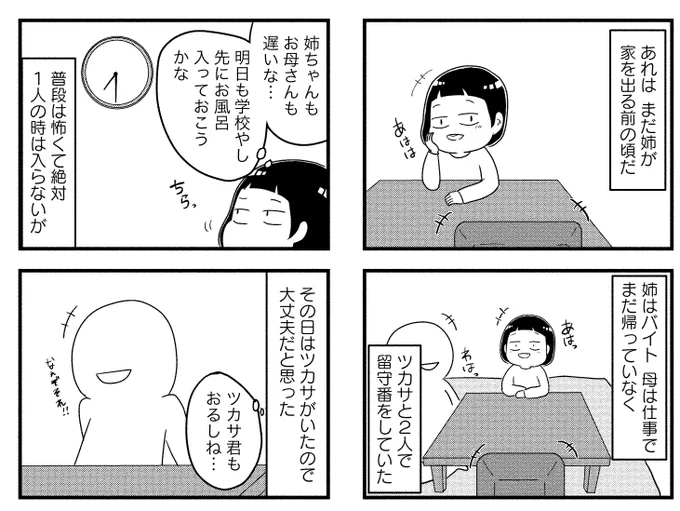 母の恋人と二人きりでいる時に、内緒の出来事。(2/5)