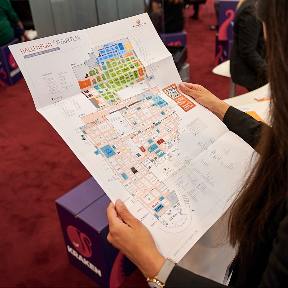 📢🆕 Are you interested in hydrogen or want to explore solutions in this sector? Then #Eworld24 is the right place for you! In our floor plan, all exhibitors with hydrogen solutions in their portfolio are highlighted in turquoise. Discover now 🔍 ► t1p.de/floorplan