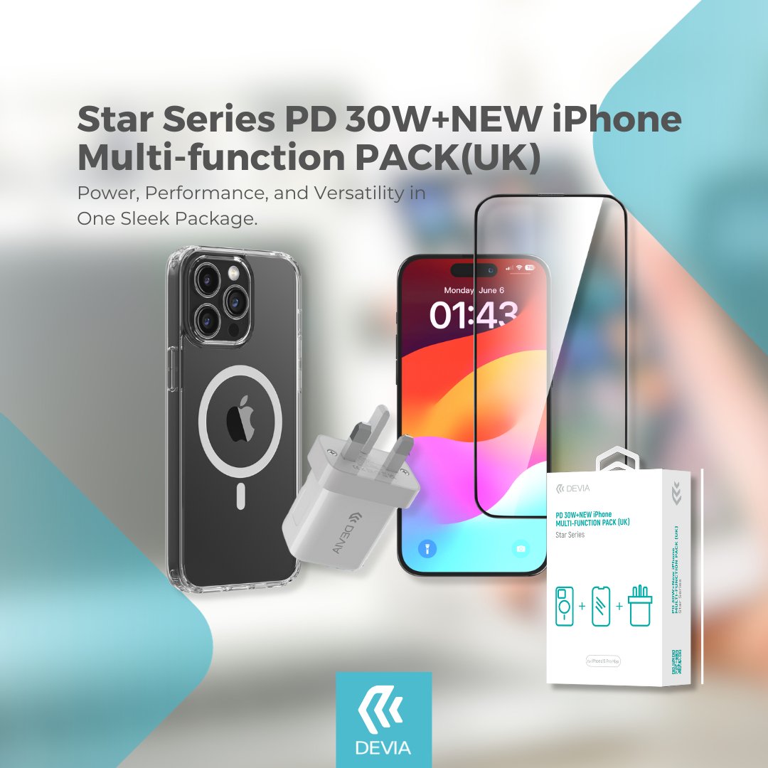 MyDeviaGlobal's tweet photo. Star Series PD 300W set + new iPhone: powerful, versatile, and compact, ideal for high-performance users. https://t.co/mrJ42e65Zp