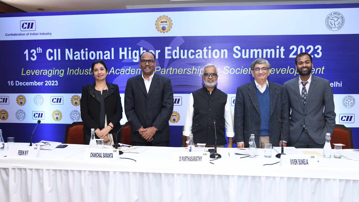 lntedutech's tweet photo. Febin M F Head - College Connect Business at #LnTEduTech participated in the 13th National Higher Education Summit 2023 in New Delhi. The summit was organized by the Confederation of Indian Industry in collaboration with AICTE & Association Of Indian Universities. https://t.co/cVrd0cievl
