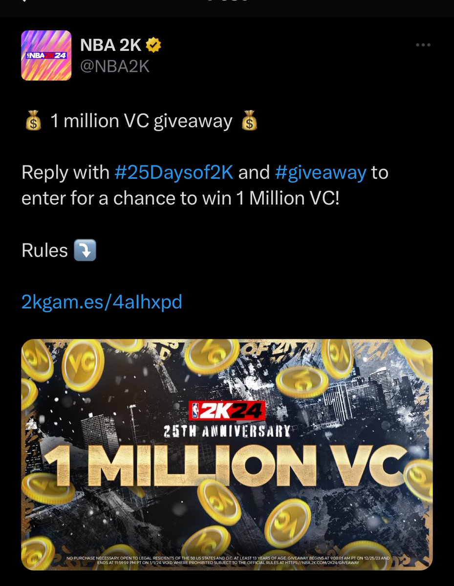 iSamo_C's tweet photo. @NBA2K #25Daysof2K  #Vc #Giveaway https://t.co/ezi1ocrXdF