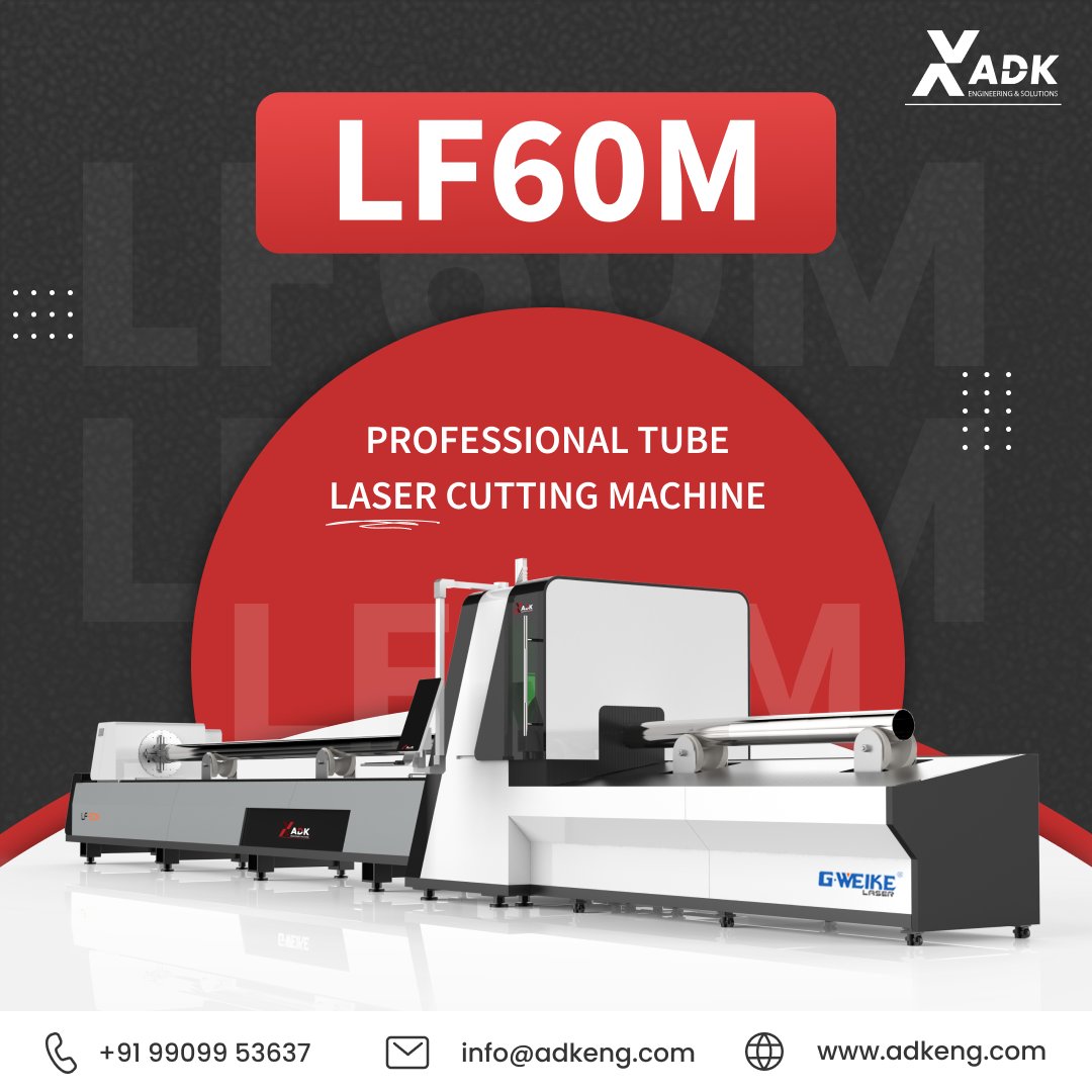 adk_engineering's tweet photo. Tired of cutting corners? The LF60M delivers razor-sharp edges, every time. No more rough edges, no more wasted time. Cut smarter, cut faster.

For more inquiries:
📧:info@adkeng.com
☎️: +91-9909953637
🌐: https://t.co/tZILN8yQqu

#ADKEngineering #innovation #lasercutting https://t.co/0b5OqtqugM