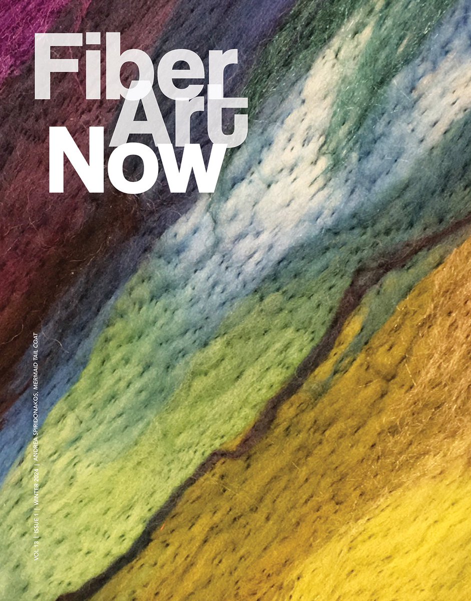 Our Winter 2024 issue, to be released on January 1, showcases colorful woven work, and intricate paper installations. Click below to preview just a few of the stories from our upcoming winter issue!
tinyurl.com/ytwjuwcz

#share #stitch #textile #2024