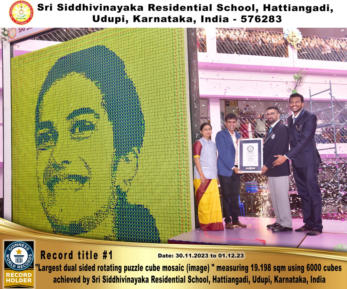 ResidentialSri's tweet photo. Guinness World Record
Diverting attention of students from mobile addiction to creative work https://t.co/pEAqILhNCq