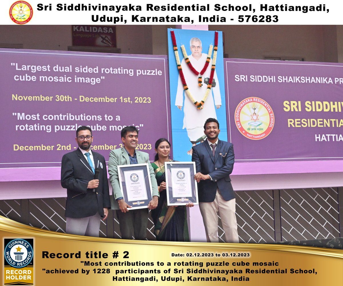ResidentialSri's tweet photo. Guinness World Record
Diverting attention of students from mobile addiction to creative work https://t.co/pEAqILhNCq