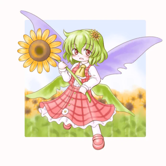 #今年も残りわずかなのでお気に入りの4枚を貼る 下半期からお気に入りを、他のキャラも選びたかったけど幽香ちゃんで埋まっちゃうのよ 