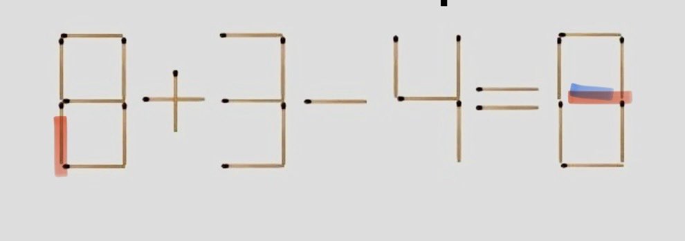 avacun's tweet photo. @MSiddique201 @elonmusk 9+3-4=8 https://t.co/XFK931whsH