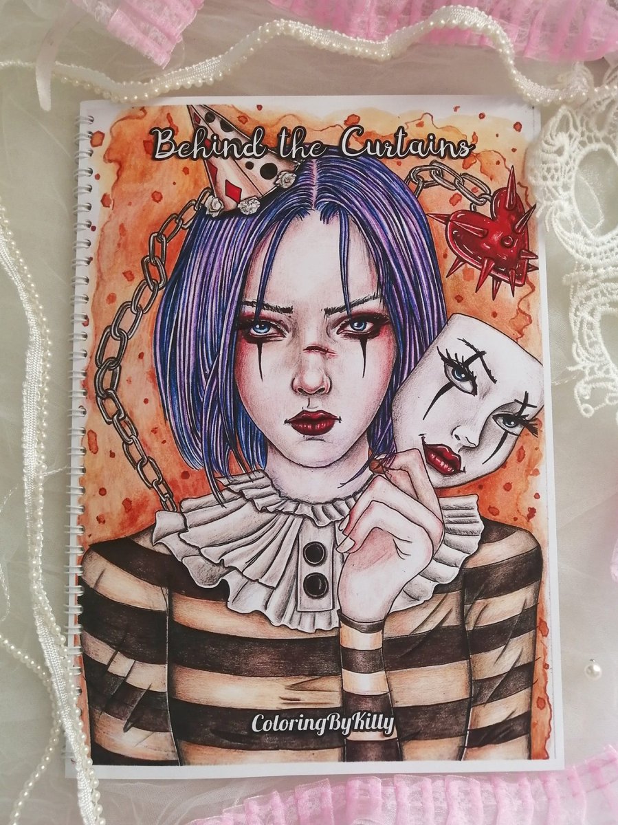 crealandia's tweet photo. Coloring book spiral bound “Behind the Curtains” 20 coloring pages A4
https://t.co/zb7F6Y7aiN
#crealandia #coloringpage #art #gothic #christmasgift #eastergift #valentinesgift #coloring #gothicart #coloringfun #homedecor #coloringbook #gothiccoloring #imaginationart https://t.co/YNIyfa6pt6