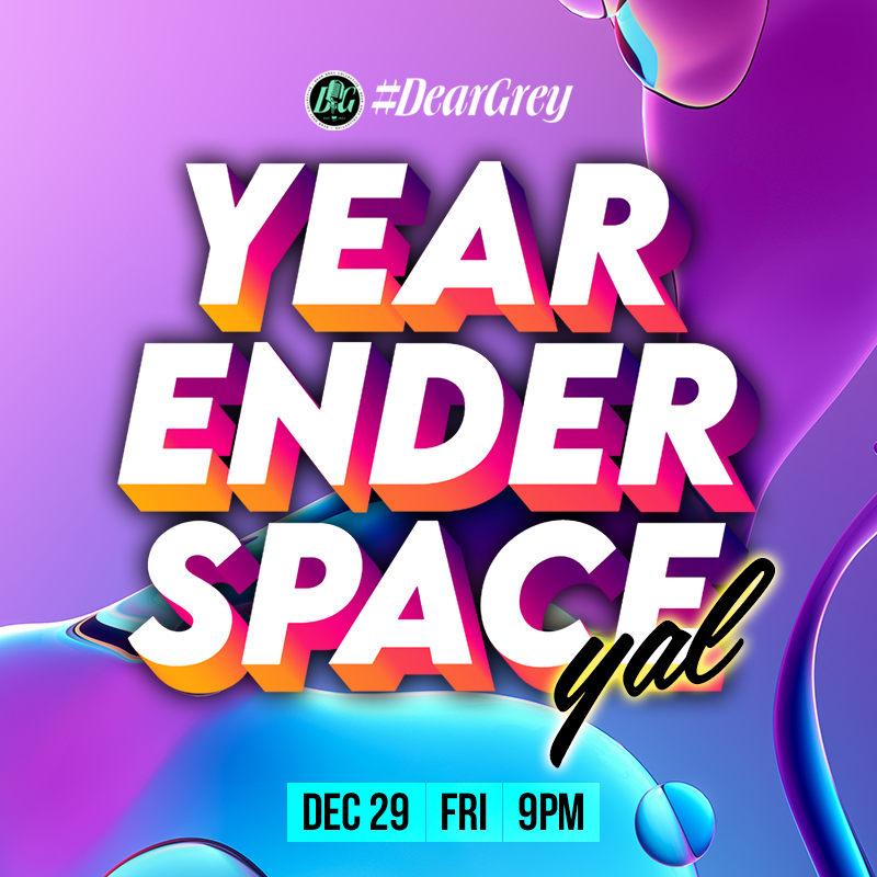 deargreyph's tweet photo. #ThankYou2023 and #Hello2024! 

Catch #𝑫𝒆𝒂𝒓𝑮𝒓𝒆𝒚 𝗬𝗘𝗦! [Year Ender Space𝘺𝘢𝘭] this Friday Dec 29th at 9PM. 

A night of poetry, music and chikahan awaits! 💚 https://t.co/sqr8ce5qVG