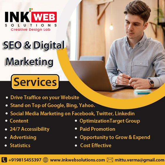 InkWebSolution4's tweet image. It's important to look beyond rankings and rather ensure a website usable for everyone
✅ Digital Marketing ✅ SEO / SEM / SMM / ASO ✅ Paid Promotion ✅ Graphics & Design 
📞 9815455397
🌐 inkwebsolutions.com
#inkwebsolutions #webdevelopmentchandigarh #webdesigningchandigarh