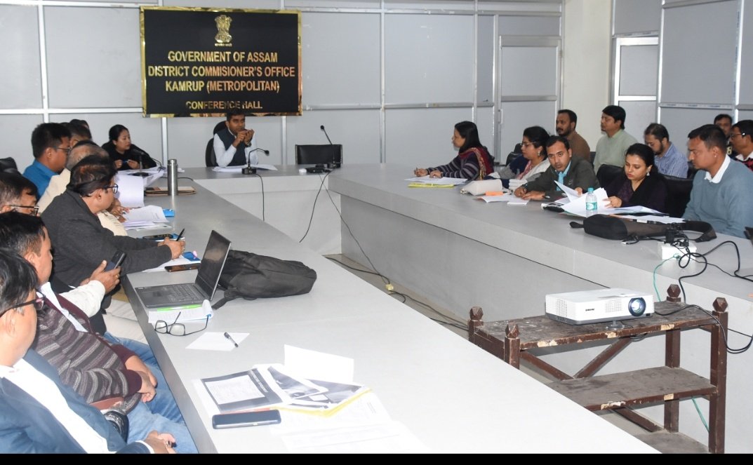 Shri Sumit Sattawan, DC chaired a meeting in presence of CEO, ZP, BDOs and other officials and representatives regarding KPIs and flagship schemes related to development. The DC instructed for expedited monitoring and implementation in this regard. @CMOfficeAssam