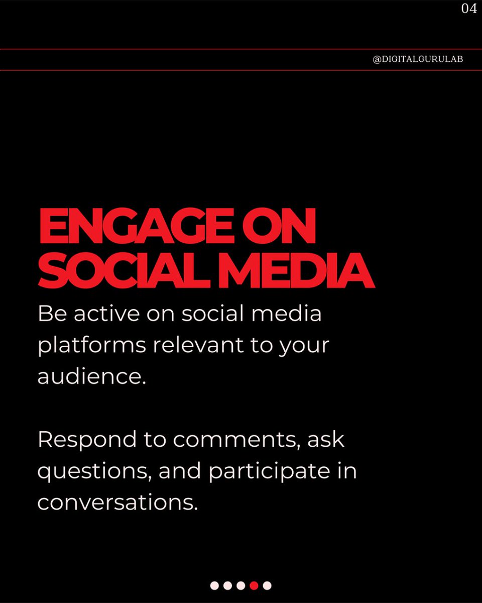 digitalgurulab's tweet photo. Ready to turn followers into friends?😊 Dive into genuine convos, sprinkle a dash of authenticity, and don't forget to amp up the engagement. Swipe left for some laid-back tips on forging real connections! 🚀
-
-
-
-

#marketing #marketingdigital #marketingstrategy #marketingtips https://t.co/4SmwfYL9OY