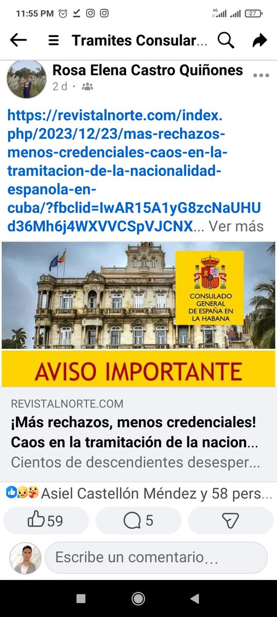 JHeriam's tweet photo. 🚨🚨🚨🚨🚨@ConsEspLaHabana @EmbEspCuba @DavidCasarejos @Pilar_Alegria @PiliCancela @pilar_llop @CasaReal @EspanolesEn @justiciagob @Ius_Sanguinis_ @ctramiss_cu @DefensorPuebloE @espaexterior @sanchezcastejon @werepangolins @CGCEE_VIII 🚨🚨🚨🚨🚨 https://t.co/7ShD5IhjmT