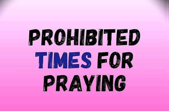 Cool_Ustaz's tweet photo. ▪︎Prohibited Times For Praying. 🚫 

▪︎Must Know.📚 https://t.co/4YQ0ev8Lb9