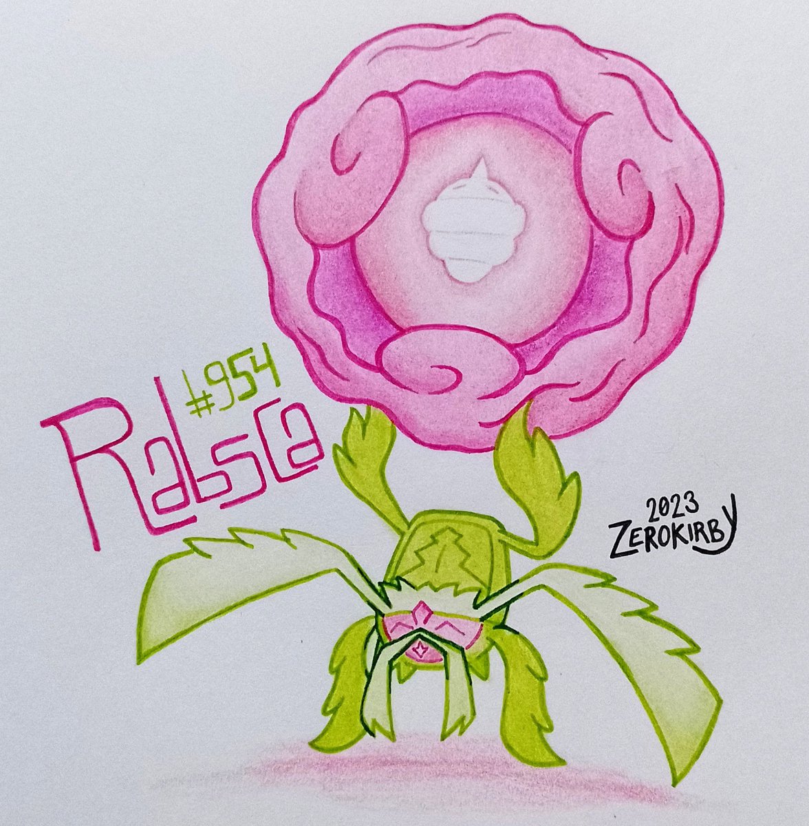 ZeroKirbyArts's tweet photo. Day 1082 of the #ZeroDex (Paldea)

#954 - Rabsca
[Bug/Psychic]

There's a larva sleeping soundly inside the ball. Rabsca's duties are to protect the ball from all harm and keep the baby happy

#pokemon #Rabsca #pokemonart #fanart #pokedexchallenge #traditionalart https://t.co/GXvcxhE57I