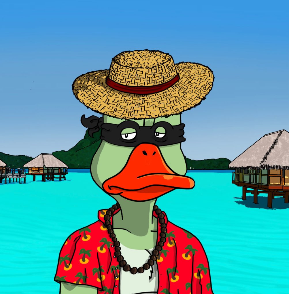 Decided it was time to add a <a href="/NoncoDucks/">Nonconformist Ducks</a> love the vacation vibes on this upper class duck!