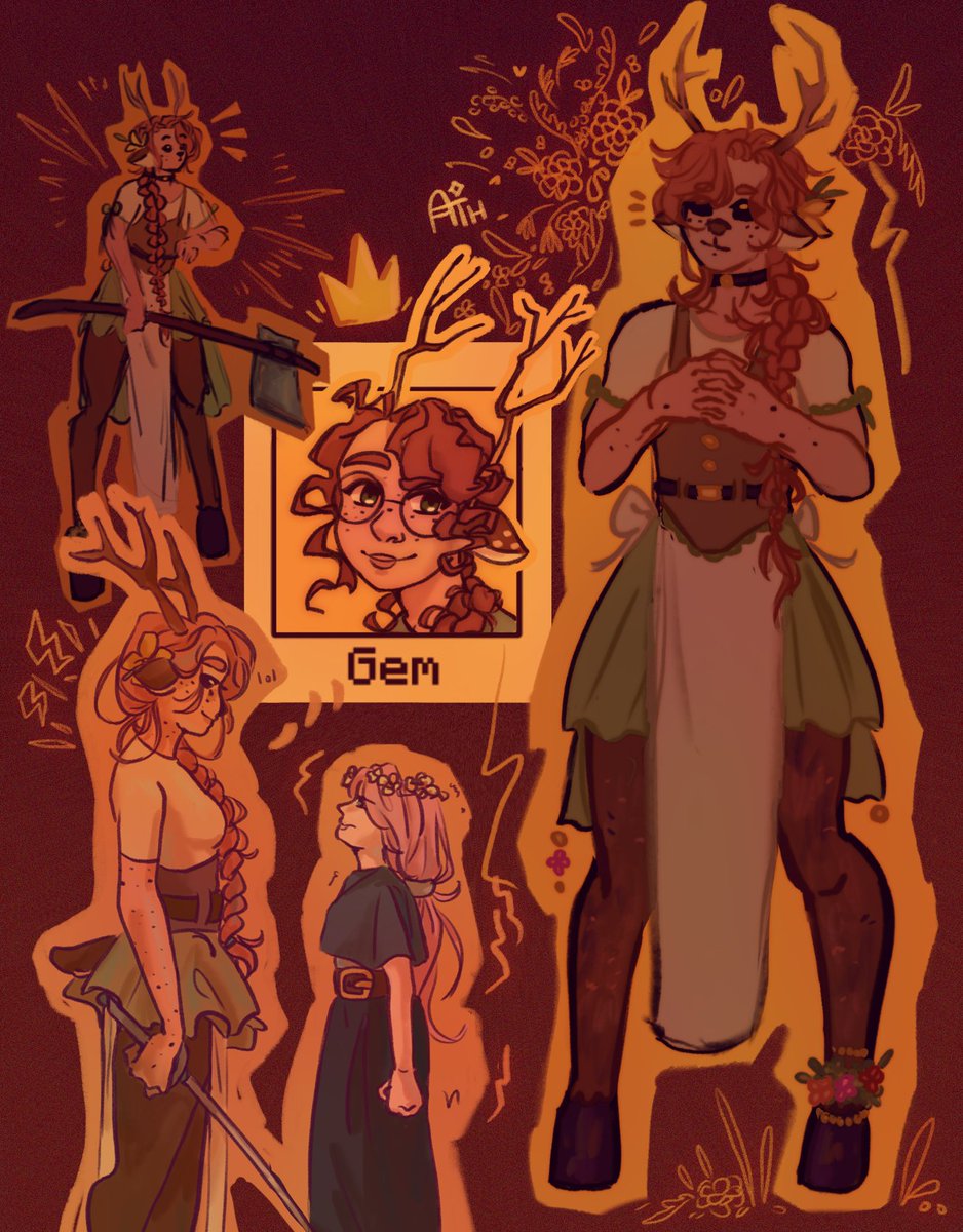 athanmis's tweet photo. hermit sketchs and of course some life series cause i draw way more of that than just the hermits.... still proud tho🫣 https://t.co/zKE4h68970