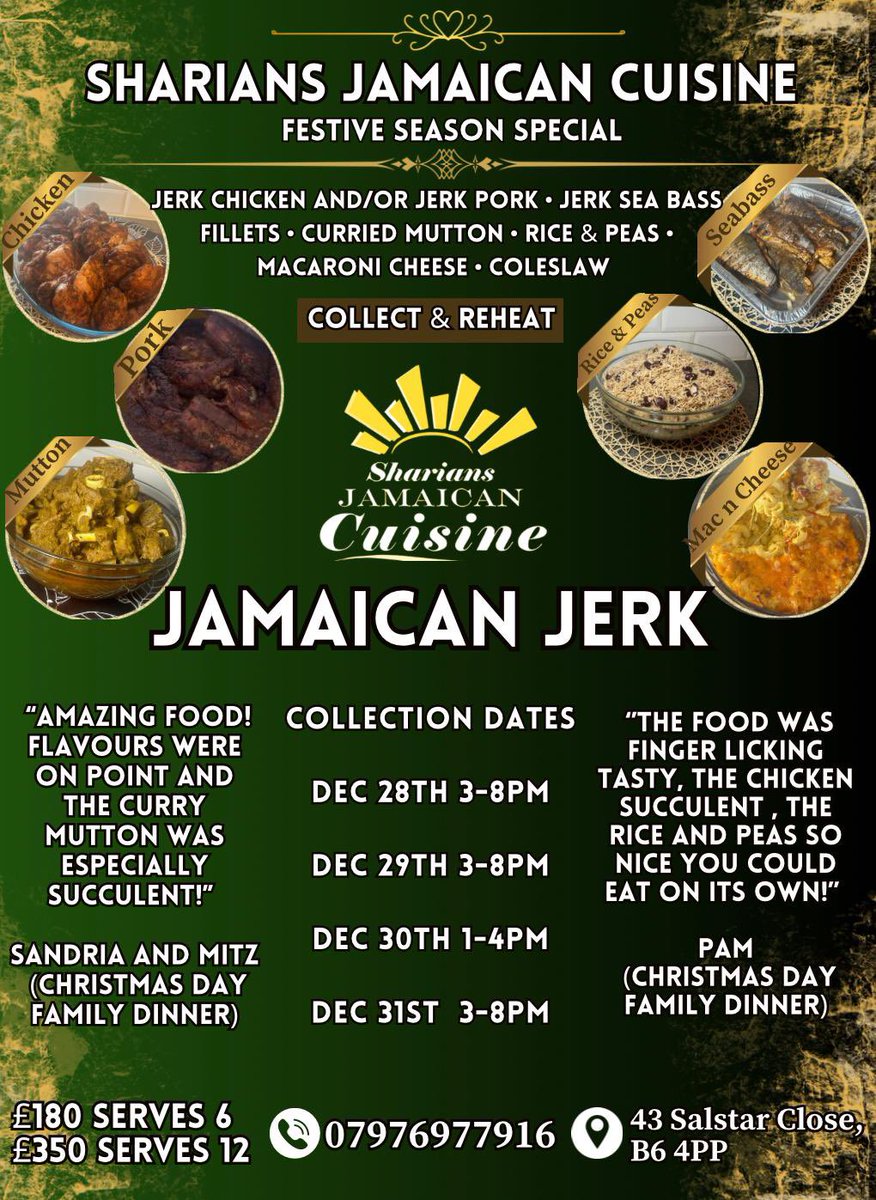 Sharians Jamaican Cuisine tweet media