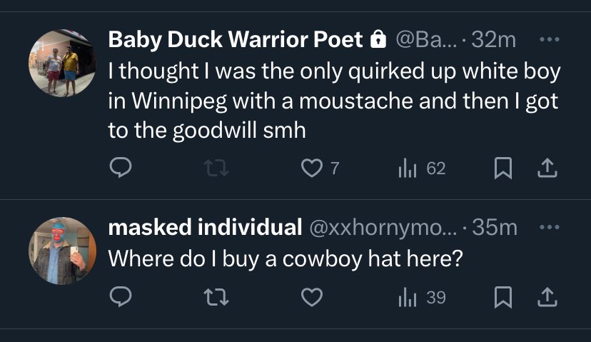 Two men clearly entering a make or break 2024 <a href="/BabyDuckCEO/">Ronnie’s Jumbo enjoyer</a> <a href="/xxhornymom69/">masked individual</a>