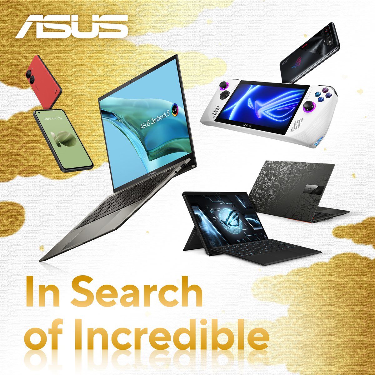 ASUSJapan's tweet image. あけましておめでとうございます。
2024年も皆様にご満足いただける製品をお届けできるよう精進してまいります。
本年もどうぞよろしくお願いいたします。

#ZenbookS13OLED #ROGFLOWZ13 #VivobookBAPEEdition #ROGAlly #ROGPhone7 #Zenfone10