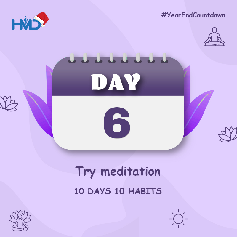 hmdhealthcare's tweet photo. Embrace self-discovery through meditation! Take a few minutes every day to meditate, cleanse your thoughts, and find inspiration in stillness. Let the peaceful vibes shape a positive day ahead! #YearEndCountdown #MindfulLiving #Meditation #HealthyChoices #HMD #HMDHealthcare https://t.co/5tEKpY2HdX