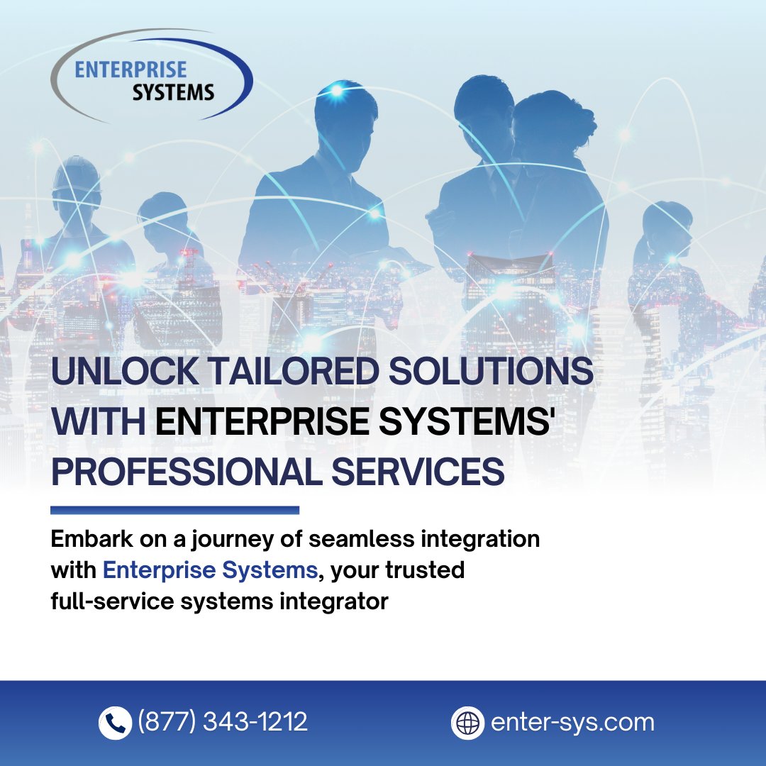 entersys's tweet image. Unlock a world of tailored solutions! 🌐✨ Join us on a journey of seamless integration with Enterprise Systems, your trusted full-service systems integrator. Elevate your business with precision and expertise! 🔗💼

#ManufacturingExcellence #SecureNetworking #EnterpriseSystems