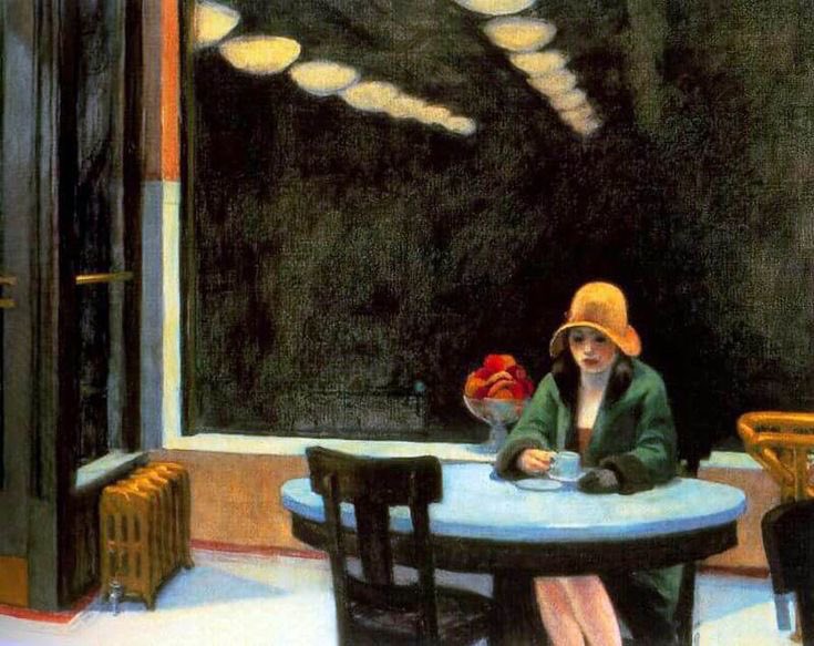 heathcliffdt's tweet photo. no painter has translated the melancholy of a 40-year-old man navigating his tired life as much as edward hopper does. he is depression and beauty, the witching hour of two in the morning, he is nat king cole on an old scratchy record, the kindred spirit in strangers. https://t.co/1yD5D2yyKt