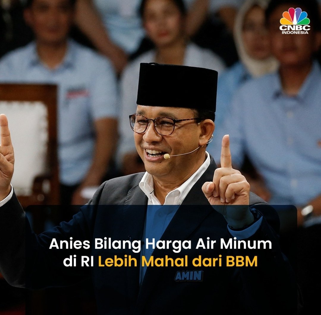 Hasbil_Lbs's tweet photo. Jangan2 anda yg minum air mahal ya Pak @aniesbaswedan? Semakin mendekati 14 Februari 2024 narasi anda semakin kacau pak. Rakyat dibawah juga gak bodoh2 juga, mereka sudah terbiasa beli air minum yang murah.

Air minum gak ada KTP sich ya, jadi sasaran disalahkan 😄 https://t.co/bYvwItqRPE