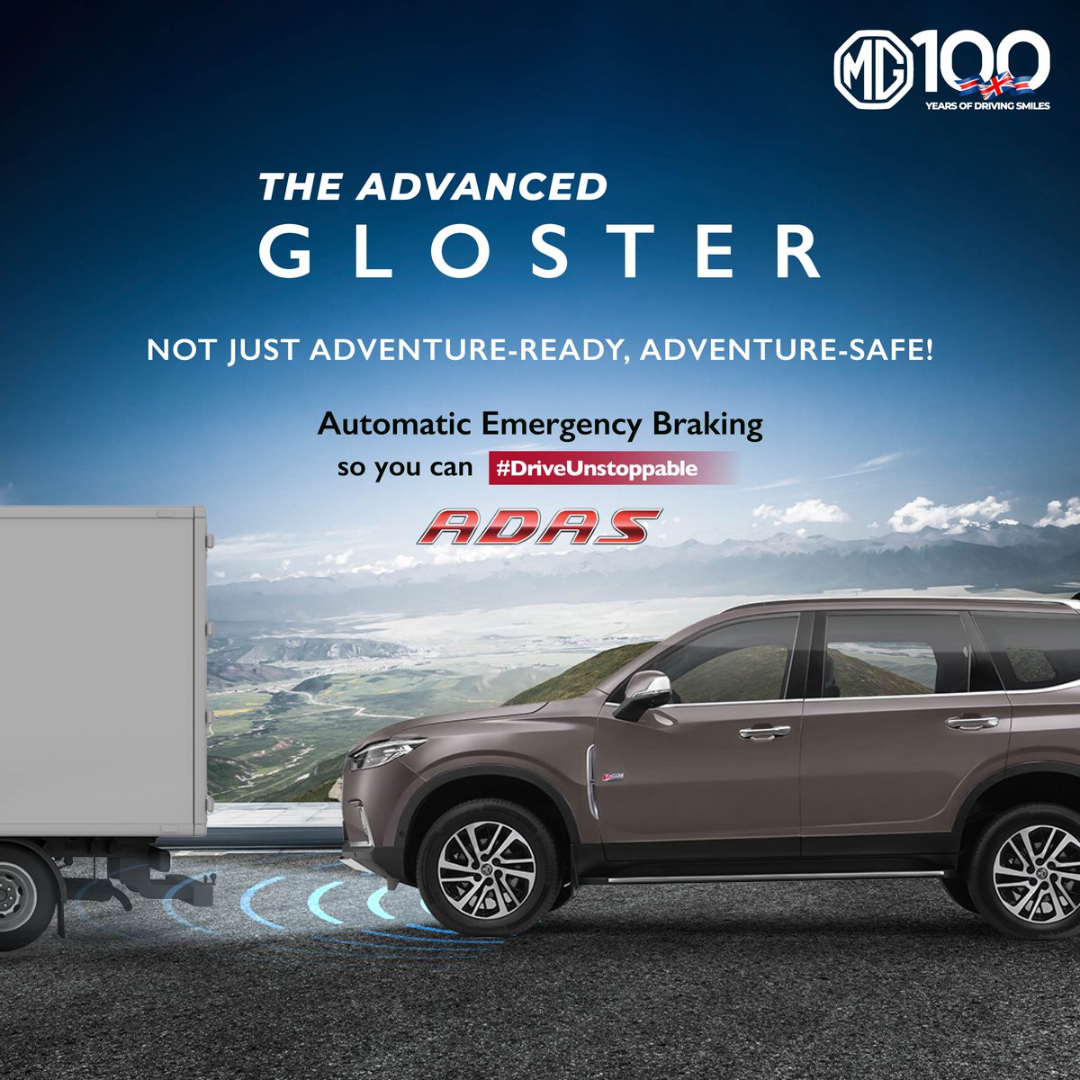 MGMotorIn's tweet photo. You care about the fun, we’ll care about your safety! Stay adventure-safe with the Advanced MG Gloster that comes equipped with ADAS.
#MorrisGarages #MGMotorIndia #DriveUnstoppable #MGGloster #MGAdvancedGloster https://t.co/gbF3RrWSJ8