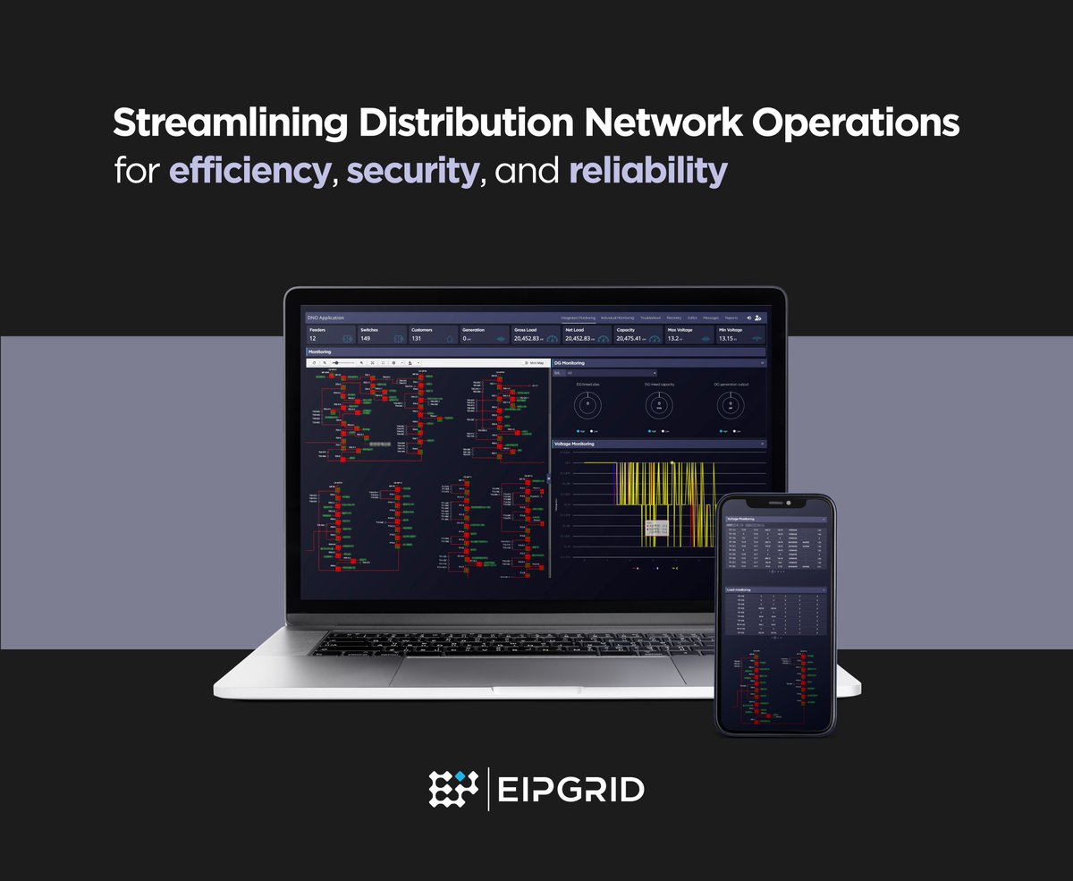 eipgrid's tweet photo. With features for real-time feeder monitoring, optimal recovery, disconnection configuration tools and more, #DNO are incorporating the advanced technologies into their workflow to deliver the most secure and reliable energy to the consumers.

#DistributionNetwork #Utilities https://t.co/0WJ8f5xKlC