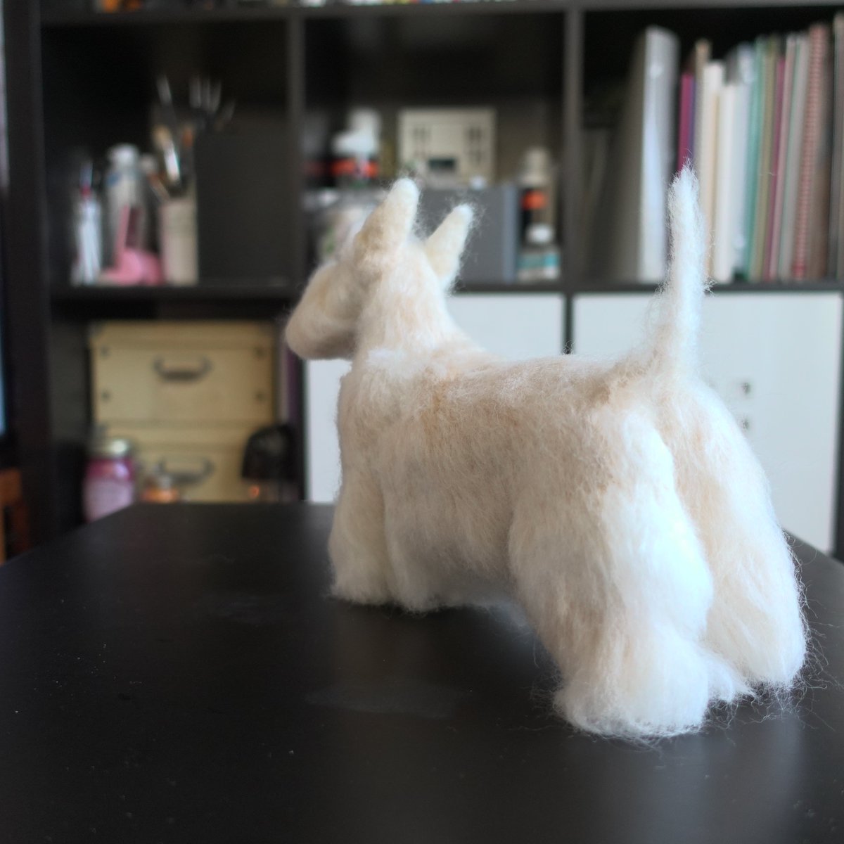 forestinheaven's tweet photo. 羊毛フェルト
スコティッシュテリア(Wheaten/小麦色)
W:75mm
D:198mm
H:166mm
#felt #フェルト #WoolFelt #FeltWool #PreFelt #NeedleWork #羊毛フェルト #FeltAnimals #FeltDogs #スコティッシュテリア #ScottishTerrier https://t.co/3mHA6nW4nW