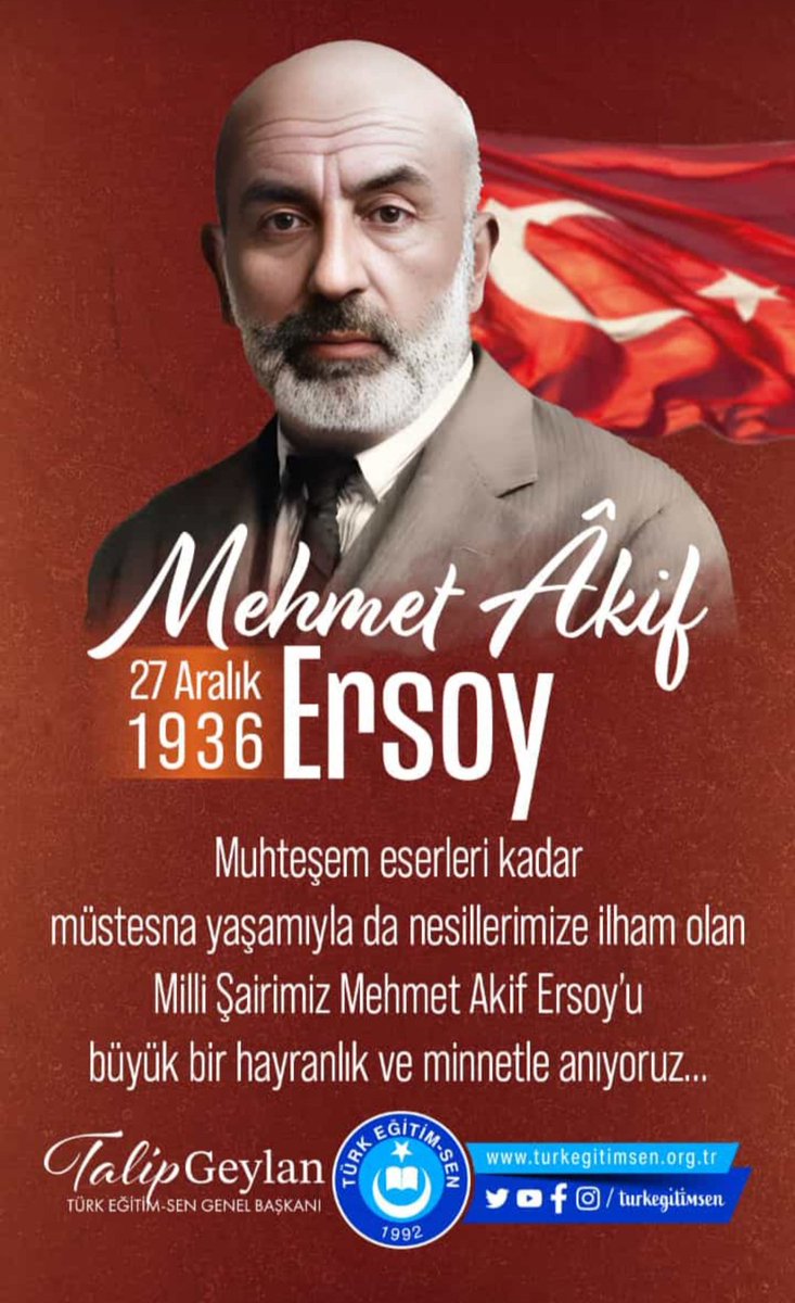 efehan50's tweet photo. #mehmetakifersoy #istiklalmarşı #tes  #türkeğitimsen https://t.co/kWYUnkAQIU